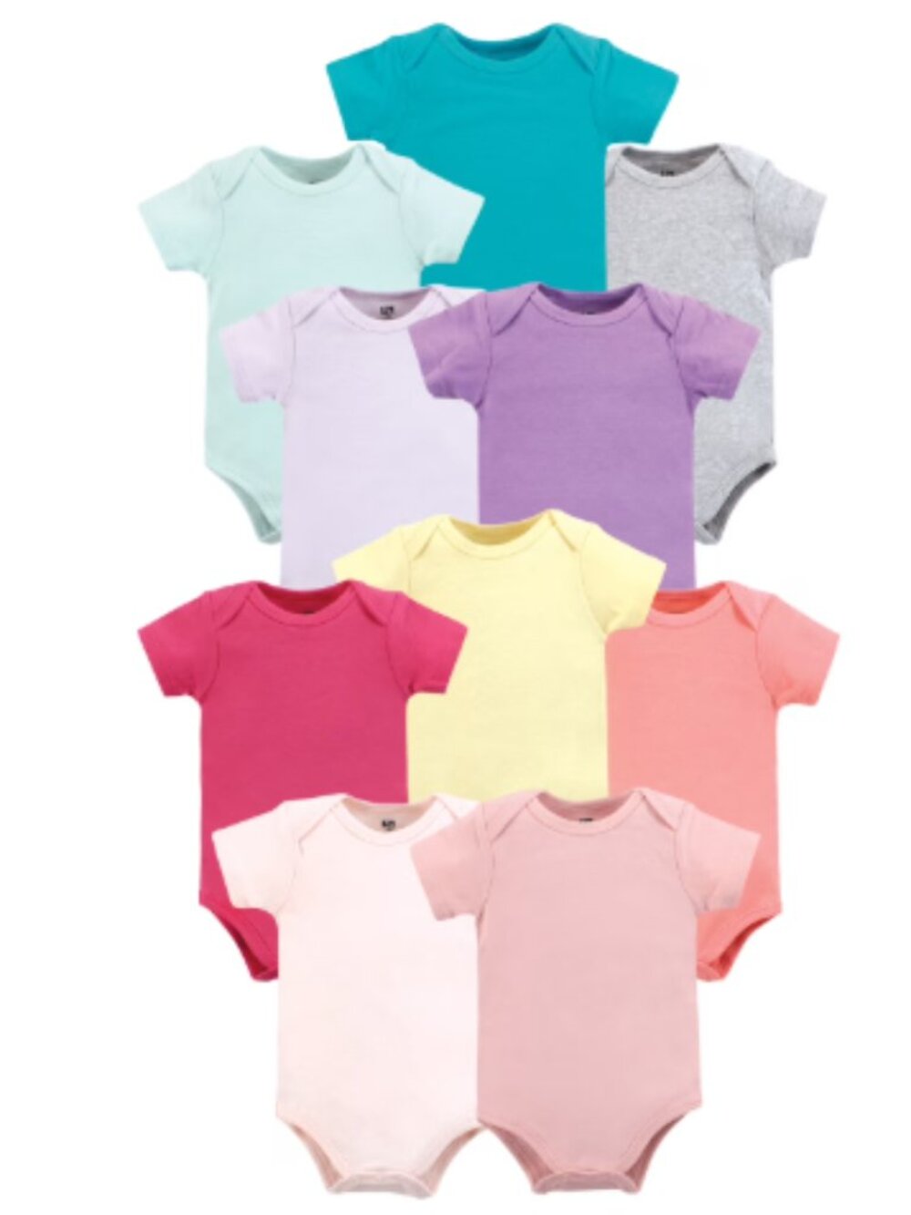 Hudson Baby 10 Pk Onesies